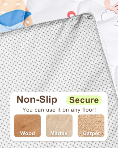 Baby Play Mat, 50x50 Playpen Mat with Machine Washable Cover | Removable, Thicken Cushioning Playmats for Baby, Non-Slip Bottom, Easy to Clean for Infants, Animal - color: Animal, size: 50" X 50"