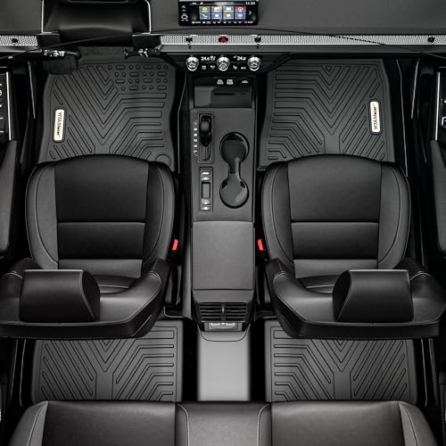 YITAMOTOR Floor Mats Compatible with 2014-2022 Chevrolet Trax / 2013-2022 Buick Encore, Custom Fit Black TPE Floor Liners 1st & 2nd Row All-Weather Protection - style: 2014-2022 Chevrolet Trax / 2013-2022 Buick Encore