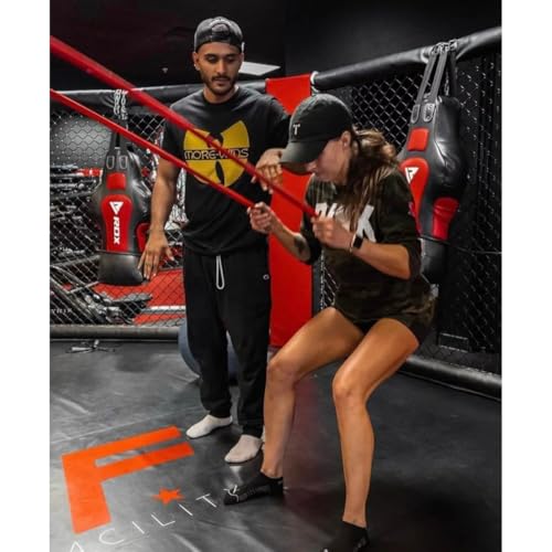 Dynamic Rubber Battle Ropes Alternative for Home and Gym | Maximize Calorie Burn | Revolutionary Fitness Equipment for Abs and Full Body Workout - color: Neon Yellow