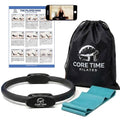 Pilates Ring- Inner Thigh Exerciser- Arm Exerciser- Thighmaster- Core Trainer- Gym Ring-Infinity Hoop- Exercises Included- Professional Design- Padded Handles-Instructor Designed