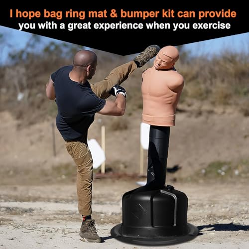 Bag Ring Mat,Bumper Kit Keeps Heavy Bags from Moving During Intense Workout | Bag Ring Mat Keep sandbag stable,Compatible with BOB Punching Dummy, BOB XL,Original Wavemaster,Rubber Material