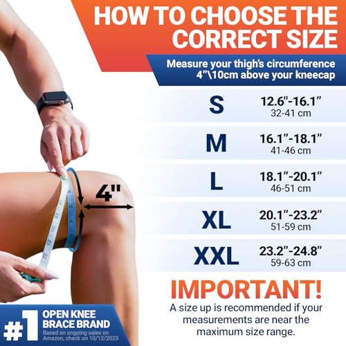 DR. BRACE ELITE Knee Brace with Size Stabilizer (2 Pack) Knee Brace for Women & Men, Workout, Sports, Daily Knee Compression Sleeve for Maximum Knee Pain Support & Fast Recovery