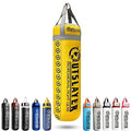 Outslayer 80 Pound Filled Punching Bag Boxing and MMA Made in USA - color: Yellow/Gray, style: With Bottom D-Ring