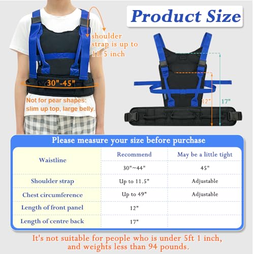 Gait Belt for Senior Transfer Belt Gait Belt with Handles Lift Standing Aids & Supports Physical Therapy Belt Walking Patient Parkinson, Pediatric Elderly Aids for Living