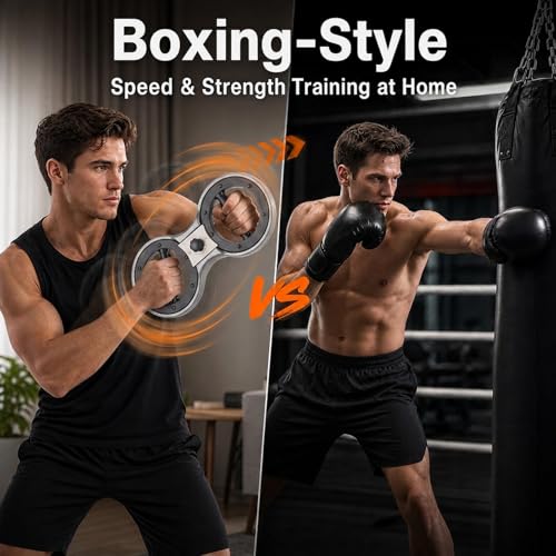 Burn Machine Arm Workout, Adjustable 360° Spinning Arm Exercise Equipment | for Upper Body Training, Grip Strength Trainer, Forearm Strengthener, Home Gym Equipment for Boxing, Rehab & Workout