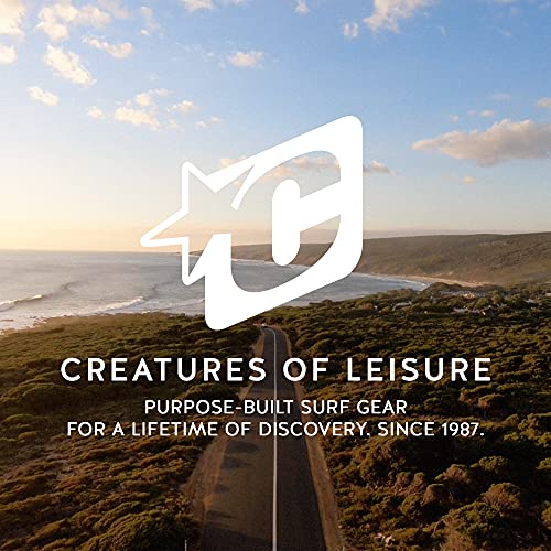 Creatures of Leisure Ethane Ewing Lite Pin Tail Ecopure Traction Pad, EcoPure Organic Additive, 8mm Teardrop Wide Arch Bar - color: Black Fade Lime
