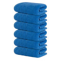 Tens Towels Pack of 6 Hand Towels, 100% Cotton, Lighter Weight, Quick to Dry, 16 x 28 Inches, Super Soft & Absorbent, Perfect for Bathroom & Kitchen, Blue - color: Midnight Blue