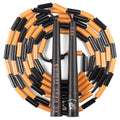 Elite Jumps Edge Beaded Adjustable Jump Rope, Do Hard Things | Tangle-free 1-inch shatterproof beads. Long edge handles. Adjustable for all ages. - color: Gold & Black