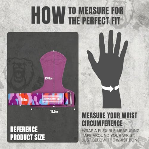 MANUEKLEAR Gym Straps Weight Lifting, Double Leather Lifting Straps for Men Deadlift with Cushion Wrist Loop, Gym Lifting Wrist Wraps for Weightlifting - color: One Size - Purple