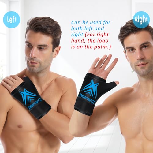 Wrist Ice Pack Wrap for Pain Relief Reusable Wrist Brace Cold Gel Gloves Hand Thumb Ice Packs for Injuries Surgery Recovery Hot Cold Compress Therapy for Carpal Tunnel Tendonitis Swelling Arthritis - style: Wrist-Black