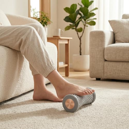 Foot Massage Roller for Plantar Fasciitis, Portable Muscle Roller for Recovery