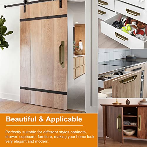 Self-Stick Instant Cabinet Handles - 2pcs Aluminum Alloy Drawer Pulls Helper with Adhesive Door Handle for Kitchen Cabinet Drawer Window Sliding Closet (8.35", Brushed Bronze) - color: Brushed Bronze, size: Large (8.35")