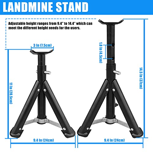 Viking Press Landmine Handle for 2-Inch Barbell, Hack Squat T-Bar Row Attachment Strength Training Accessories, Shoulder Press Landmine Attachment Equipment - color: Style K