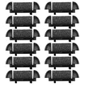 12 Pack Replacement Refill Rollers for Electric Foot File Callus Remover Pedicure Kit Tools Grinding Roller Head for Hard Callus and Tough Dead Skin (12pcs Extra Coarse) - style: 12pcs Tough Coarse