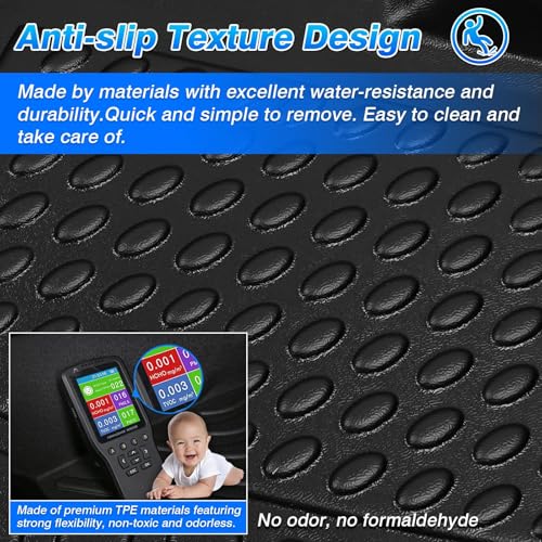 Civic Floor Mats - Car Mats for Honda Civic 2006-2011(Not Fit Coupe Model), All Weather Floor Mat for Civic Accessories, Heavy Duty Rubber Mats, Car Accessories - size: 4)Honda Civic【2006-2011】