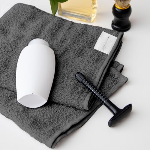 50 PK Saloon Towel Dark Grey - color: Dark Grey, size: Hand Towel Pack of 50 (16 x 26 inches)