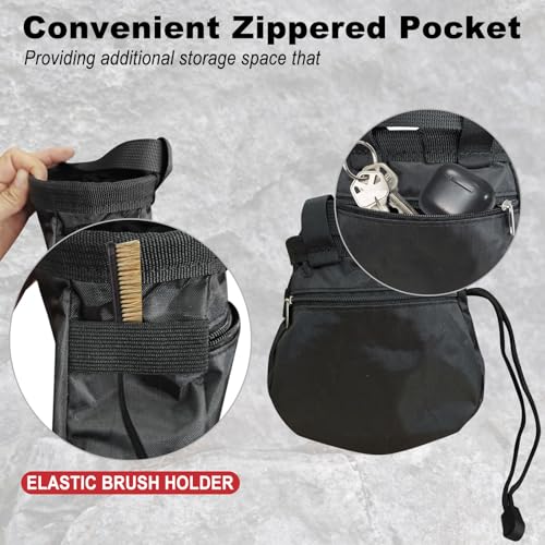 Chalk Bag for Rock Climbing & Bouldering: Outdoor Indoor Chalk Bag for Men & Women Climbing Equipment & Accessories
