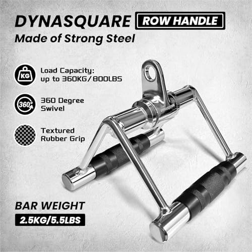 LAT Pulldown Attachments Combo, Cable Machine Accessories with Curl Pulldown Bar, Fit Most Gym Machines, Made of Heavy Duty Solid Steel - color: Sliver