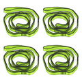 PATIKIL Daisy Chain Straps, Strong Climbing Strap Adjustable Nylon Chain Sling with Loops for Aerial Yoga Hammock Swing - color: Green, size: 51 Inch