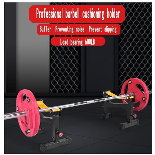Quiet Deadlift Barbell Elevation Stand:2 Stand,Height Adjustable