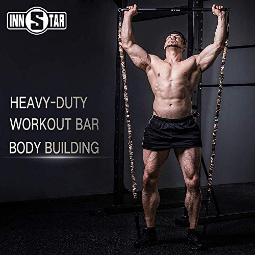 Innstar Multi-Function Resistance Bands for Working Out, Push Up Exercise Bands Resistance Bands Set for Bench Press Gym Equipment, Home Workout, Travel Portabl - color: Black 800LBS-38"Bar