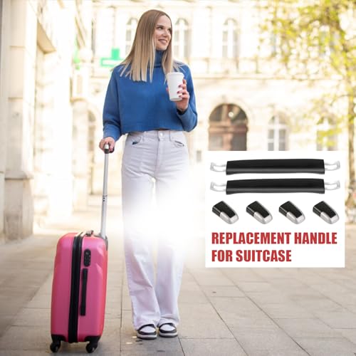 Tobeso-Nuoze Replacement Suitcase Handle Carry Strap Luggage Grip 2 pcs | Replacement Luggage Handle