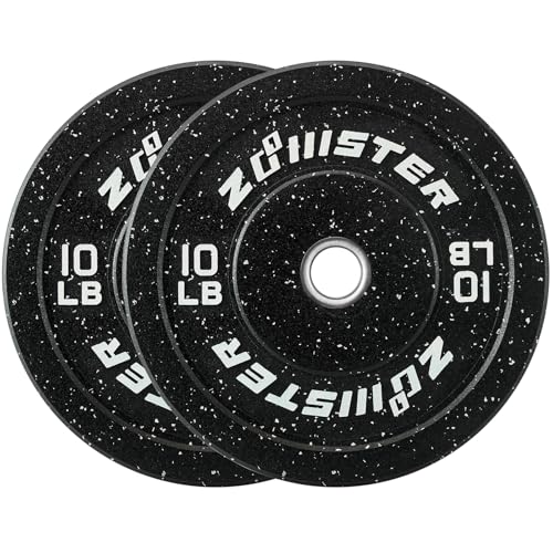 2-inch Bumper Weight Plate Olympic Plate Hi-Temp Bumper Weight Plate with Steel Insert Strength Training Weight Lifting Plate-ODOR-FREE | NOISE-REDUCING | ABSORB IMPACT - size: 100LB Bumper Weight Plate Set