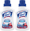Lysol Disinfectant Laundry Sanitizer & Scent Booster, Detergent Additive, Color Safe Bleach Alternative, Odor Eliminator, Kills Bacteria & Viruses, Crisp Linen Scent, 41 Fl Oz Liquid (Pack of 2)