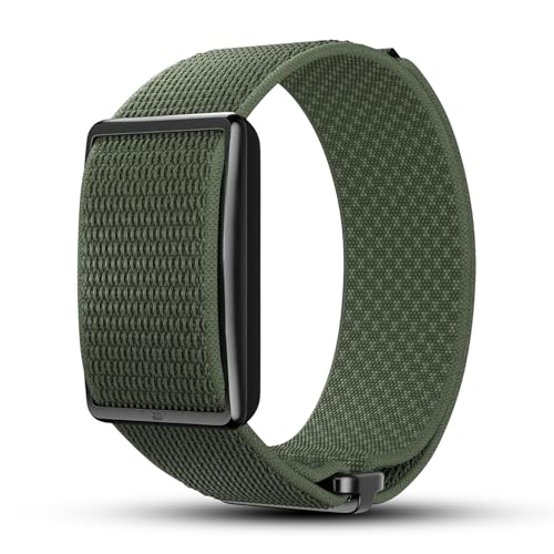 DADO Breathable Nylon Replacement Watch Band Compatible with Polar Loop – Lightweight, Ideal for All Weather Use Sport Strap with Adjustable Hook & Loop Closure - color: Forest Green