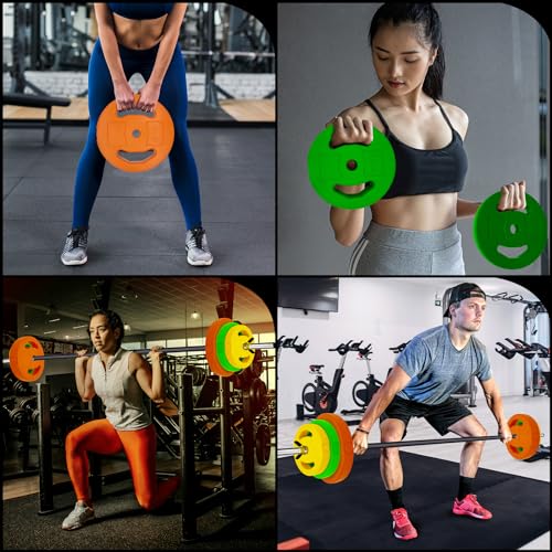 Garvee Adjustable Barbell Weight Set, Adjustable Free Weights Cardio Pump Set for Home Gym,Multi-Color, 20 kg - color: Multi-color