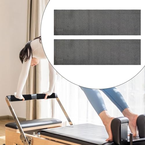 1 Pair Pilates Non Slip Mat Gripper Pad Pilates Reformer Mat Anti Skid for Women Men for Body Building Workout Exercise - size: 60cmx20cm
