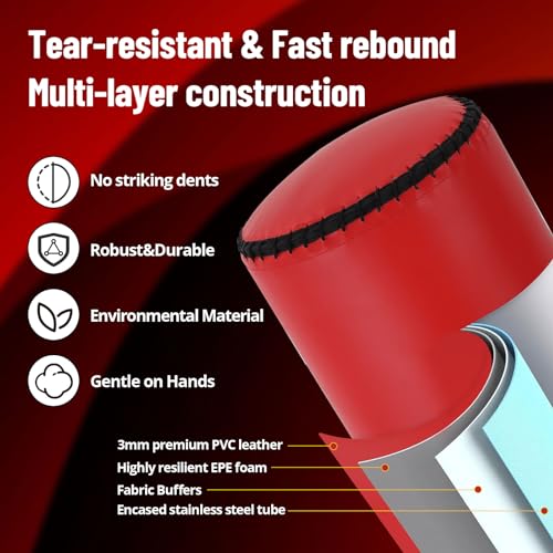 Punching Bag with Stand - 70inch, 203lbs Bearing, Freestanding Heavy Boxing Bag for Adult Youth, Large Stable Base, Kickboxing Bags