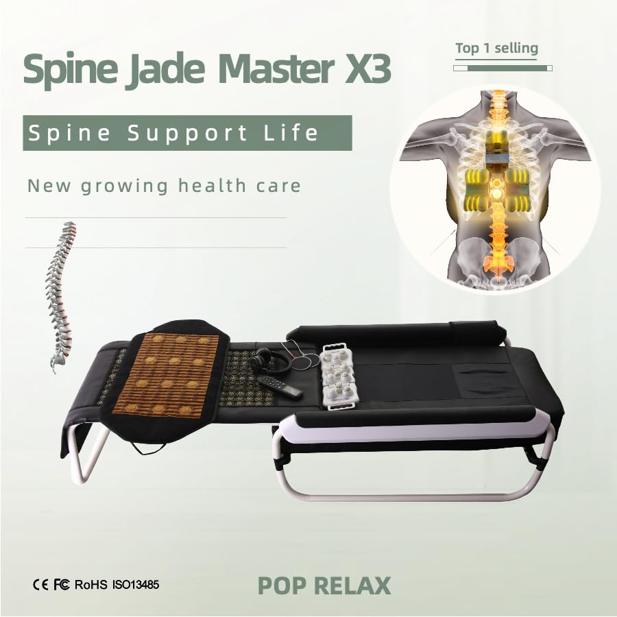 Far Infrared Thermal Therapy Neck Spine Massage Bed - size: Spine Massage Bed