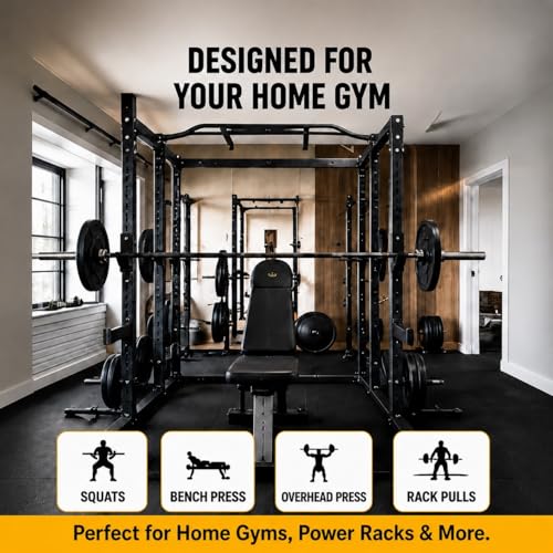 J Hooks for 2" x 2" Power Rack, Rubber Pad J-Hook for Power Cage, Bottom Reinforced Steel J Cups for Squat Rack, Heavy Duty Barbell Holder, Black - size: for 2"x2" Rack with " 1/2 Hole