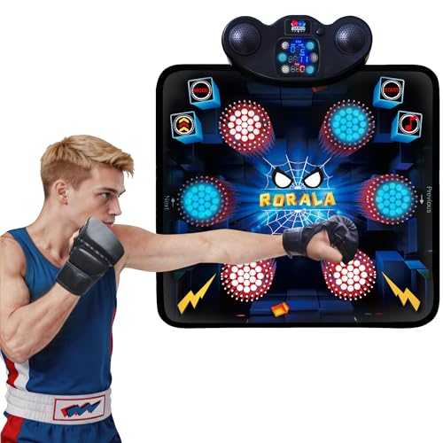 RORALA Music Boxing Machine for Adults & Kids - Smart Punching Machine with Boxing Gloves, Wall Boxing Punching Pad for Home, Office, Gym
