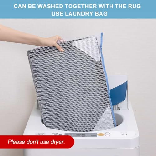 Rug Pads Gripper, Anti Slip Carpet Grippers for Vinyl Floors, Area Rug Pad Grippers Extra Sticky on Tile, Non-Slip Rug Pads Stopper for Hardwood Floor Rug Tape Stickers 12x12cm 4 Pieces - size: 4 PCS Triangle