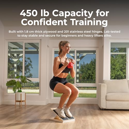 Sunny Health & Fitness Calf Stretcher and Foot Rocker for Plantar Tight Calves Relief Hamstring Ankle Strengthener Facetious Sling Stretch Fighter Stretching Device Mobility - style: Tan