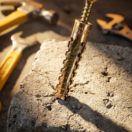 Heavy Duty Hollow Wall Anchors with Screws, Hardware Fastener Assortment