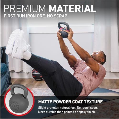 Lifeline Strength Training Kettlebell Weight for Home Gym - style: 8 kg/18 lb.