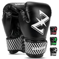Kids Boxing Gloves 6 oz Youth Training Sparring Gloves for 3–12, Leather Ventilated Mesh, Boys Girls Junior Punching Gloves for PunchBag Focus Pads MMA Muay Thai Kickboxing - color: White