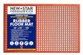 New Star Foodservice 54521 Commercial Grade Grease Resistant Anti-Fatigue Rubber Floor Mat, 36" x 60", Red