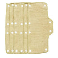 Beige Sweatband for Hard Hat Washable Velvet Terry Cotton Hard Hat Liner NAEE snap on (6pcs) - color: Beige