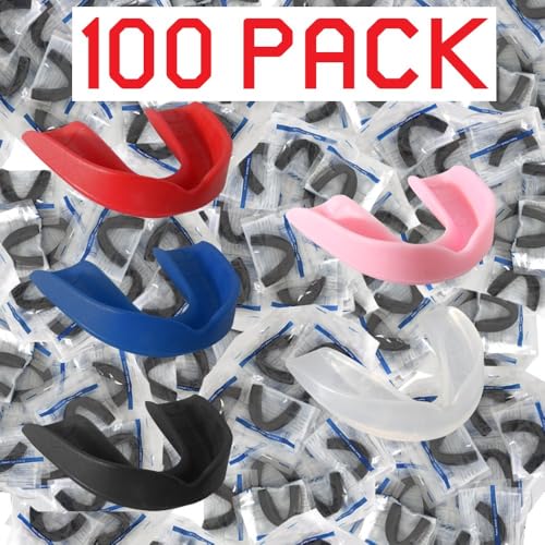 Ringside Boxing MMA Mouth Guard (100 Pack), Black - color: Black, size: 100 Pack