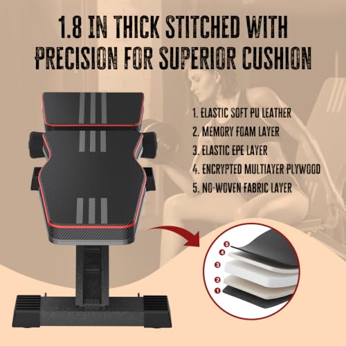 Multi-Function All in 1 Weight Bench Set - Multi-Positions Heavy Duty Weight Lifting Sit Up Bench Workout Benchs Folding Bench Press for Home Gym - color: Black