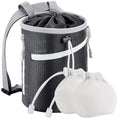 Chalk Bag for Rock Climbing, Bouldering Bag Bucket, 2 Waterproof Zipper for Gymnastics, Cross Fit, and Lifting (Large)