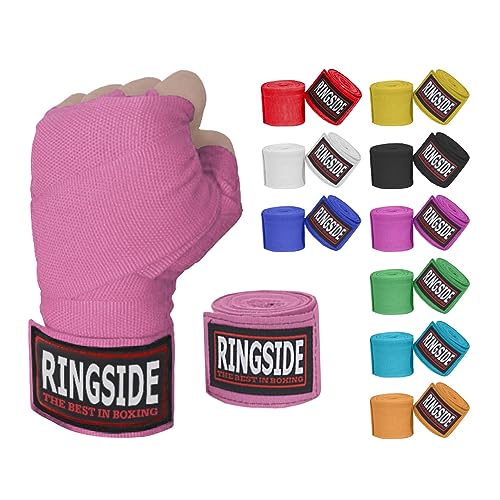 RingsideBoxing Handwraps - color: Pink, size: 1 Pair