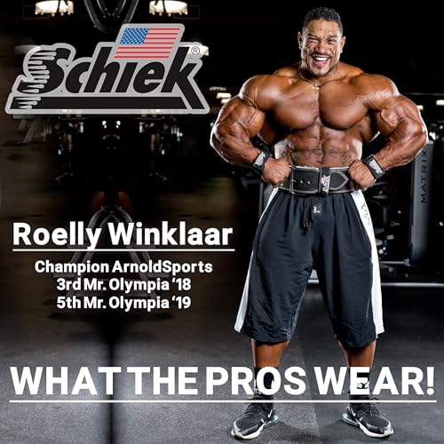Schiek Sports Model 6011 Single Hook Competition Power Belt - Weightlifting Belt with Stainless Steel Belt Buckle - Suede Leather Powerlifting Belt - size: Small