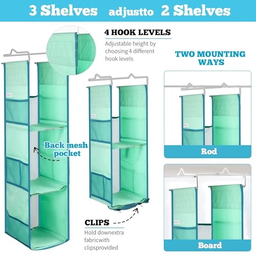 Locker Organizer with Hooks & Shelf, Unibody Steel Frame for Sag-Free Use in School, Gym, Work, Adjustable Storage Solution for Full/Half Lockers (PURPLE)