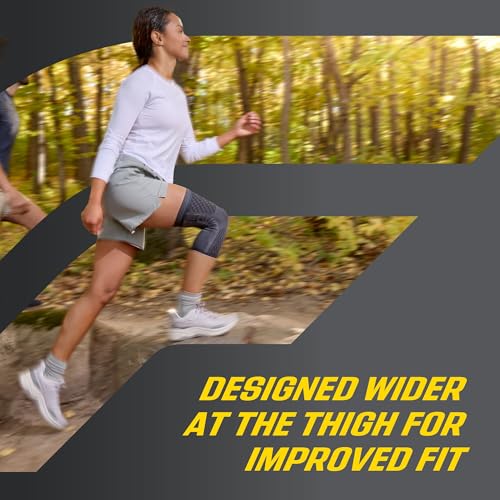 FUTURO Premium Compression Knee Sleeve with Stabilizers, Removable Stabilizers, Advanced Customizable Compression Sleeve, for Mild Arthritis, Swelling, Soreness, Sprains, and Strains, Small - size: Small