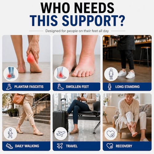Ankle Brace Compression Sleeve Socks 2 Pack for Women&Men Foot Arch Support | 8-15 mmHg Support for Plantar Fasciitis Relief, Heel Pain, Arch & Ankle Support, Foot Brace, Open Toe Design（Black/Beige S/M） - color: Black/Beige (2 Pack), size: Small-Medium